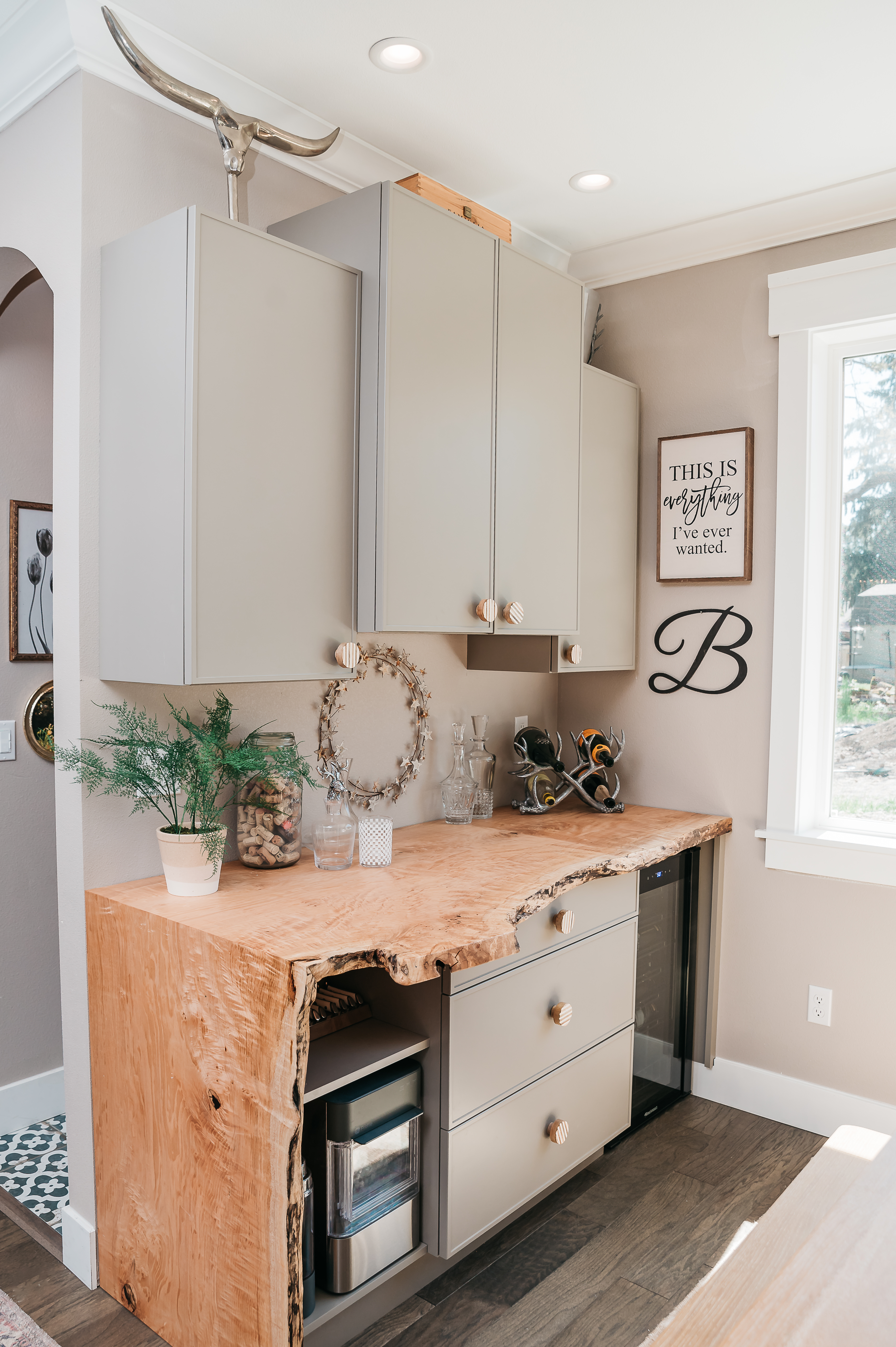 Cabinet stain vs. paint