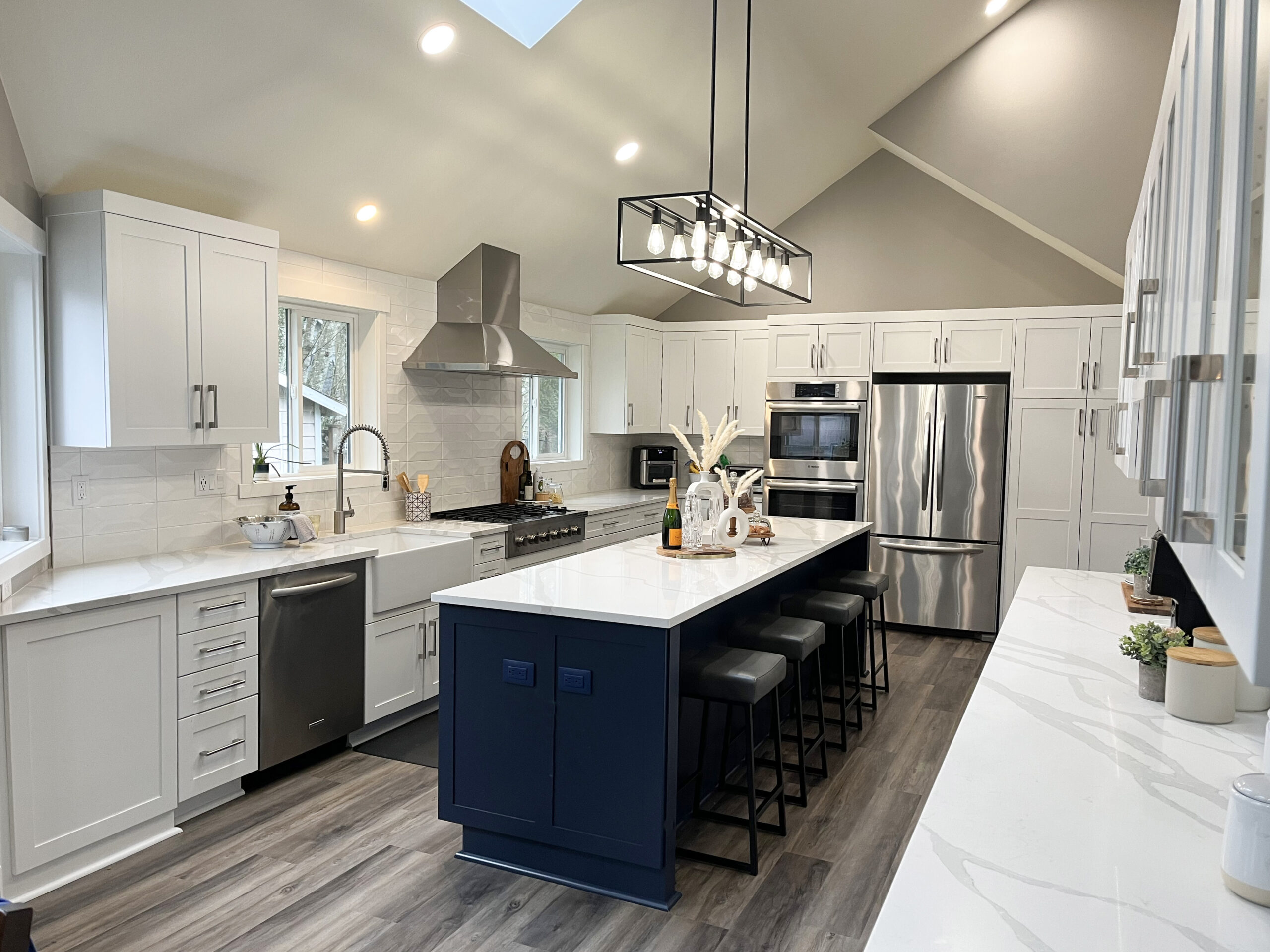 Polly Edited Full White Modern Kitchen Remodel